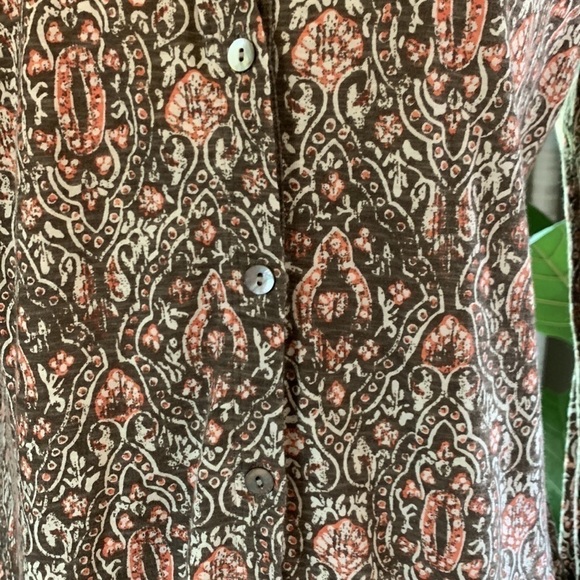 J Jill small button down long sleeve shirt - Picture 2 of 5